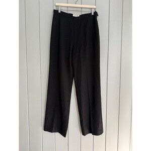 Max Mara Trousers Dress Pants 14 Wool High Rise Straight Leg Flat Front